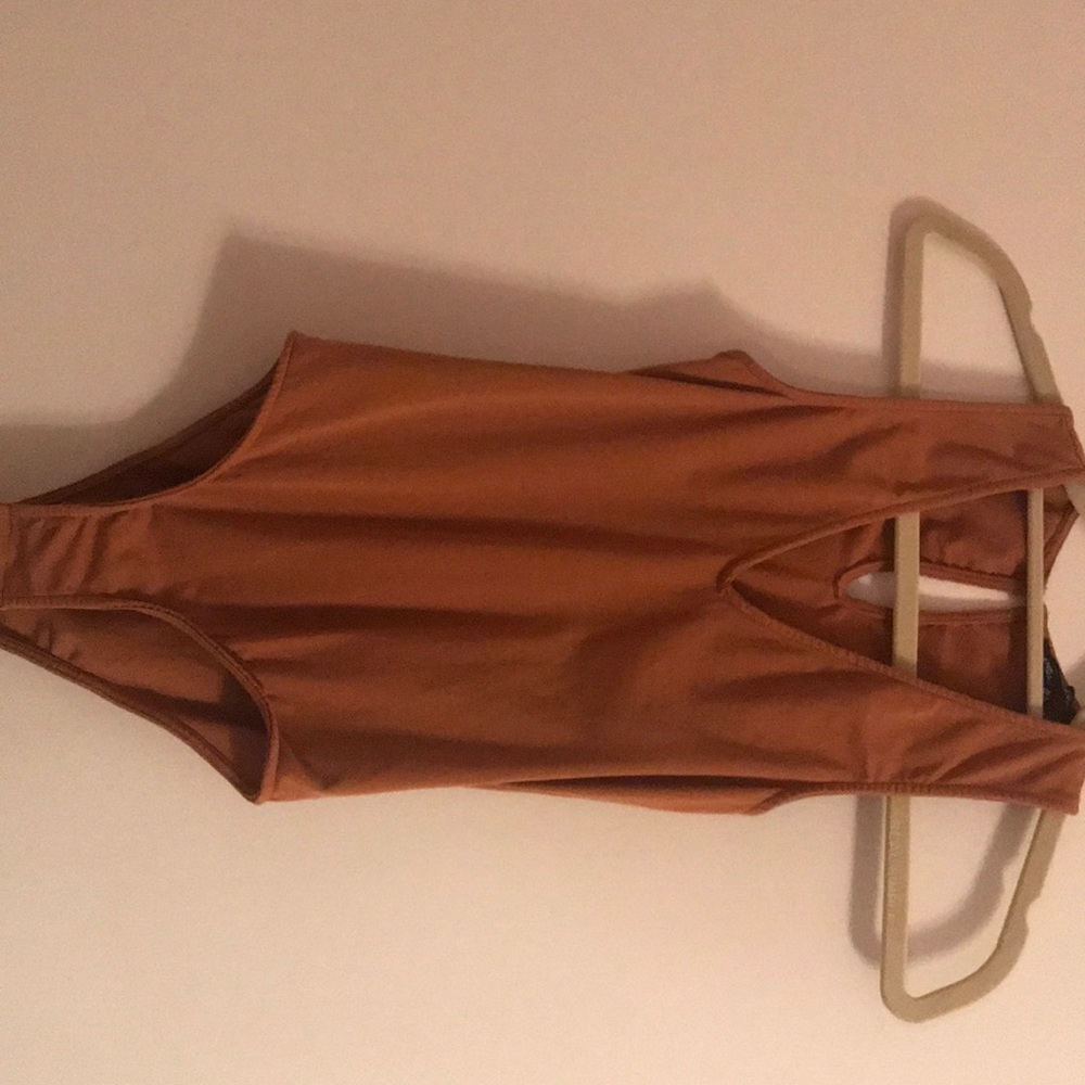 Burnt orange one piece